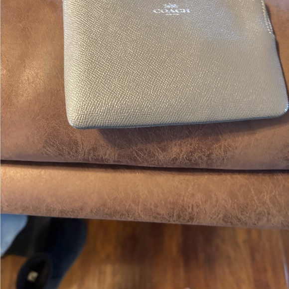 Coach Handbags - Coach Silver and Brown Men's Bag